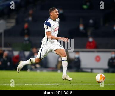 London, Großbritannien. Dezember 2020. London, England - DEZEMBER 10Tottenham Hotspur's Carlos Vinícius :während der Europaliga Gruppe J zwischen Tottenham Hotspur und Royal Antwerp im Tottenham Hotspur Stadion, London, England am 10. Dezember 2020 Credit: Action Foto Sport/Alamy Live News Stockfoto