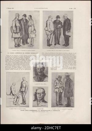 L'ILLUSTRATION No3910 9 Février 1918 Seite 129. Stockfoto