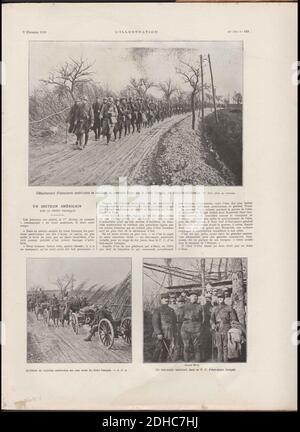 L'ILLUSTRATION No3910 9 Février 1918 Seite 145. Stockfoto