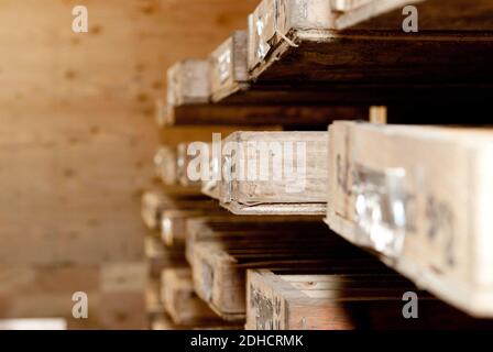 Bergbau Kernproben aus test Bohrgeräte Stockfoto