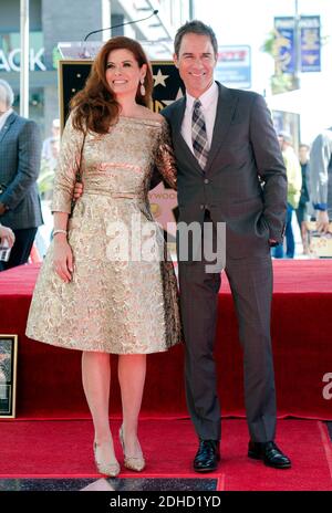 Eric McCormack nimmt am 6. Oktober 2017 am Hollywood Walk of Fame in Los Angeles, Kalifornien, an der Zeremonie Teil, bei der Debra Messing mit dem 2,620. Stern geehrt wird. Foto von Lionel Hahn/AbacaPress.com Stockfoto