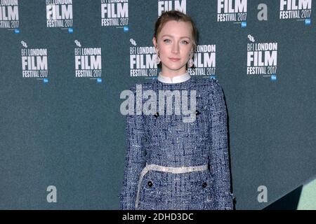 Saoirse Ronan am Chesil Beach während des BFI London International Film Festival in London, Großbritannien am 08. Oktober 2017. Foto von Aurore Marechal/ABACAPRESS.COM Stockfoto