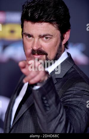 Karl Urban nimmt an der Premiere von Disney und Marvels 'Thor: Ragnarok' im El Capitan Theatre am 10. Oktober 2017 in Los Angeles, CA, USA Teil. Foto von Lionel Hahn/ABACAPRESS.COM Stockfoto