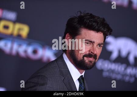 Karl Urban nimmt an der Premiere von Disney und Marvels 'Thor: Ragnarok' im El Capitan Theatre am 10. Oktober 2017 in Los Angeles, CA, USA Teil. Foto von Lionel Hahn/ABACAPRESS.COM Stockfoto