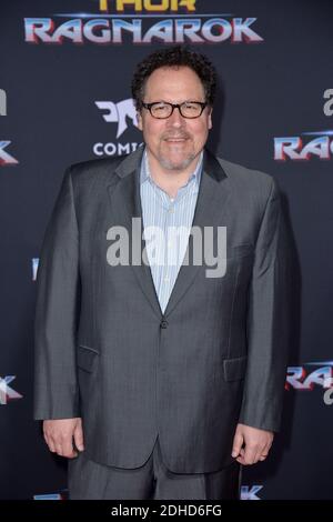 Jon Favreau nimmt an der Premiere von Disney und Marvels 'Thor: Ragnarok' im El Capitan Theatre am 10. Oktober 2017 in Los Angeles, CA, USA Teil. Foto von Lionel Hahn/ABACAPRESS.COM Stockfoto