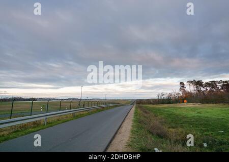 Flughafen Berlin Brandenburg von der Südseite Stockfoto