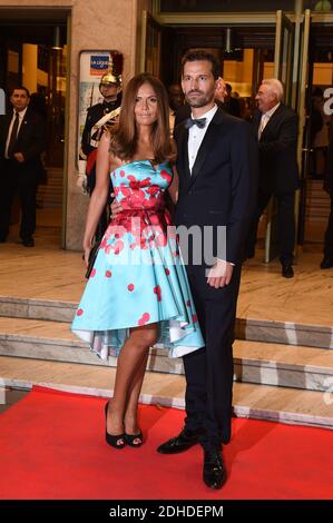 Karine Arsene bei der 25. Gala de l'Espoir im Theater des Champs-Elysees am 17. Oktober 2017 in Paris, Frankreich. Foto von Eliot Blondt/ABACAPRESS.COM Stockfoto