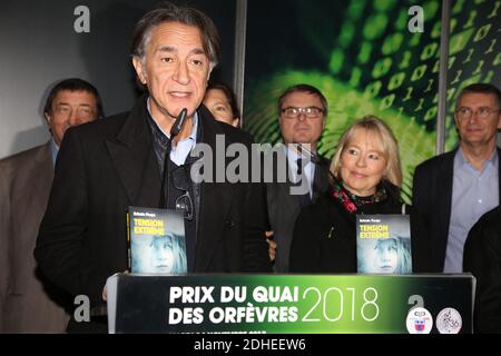 Richard Berry nimmt am "Prix du Quai des Orfevres" Teil, der am 14. November 2017 in der Pariser Polizeipräsidium in der Rue du Bastion 36 in Paris, Frankreich, stattfand. Foto von Jerome Domine/ABACAPRESS.COM Stockfoto