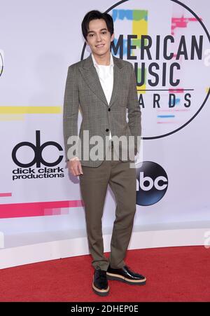 Dimash Kudaibergen nimmt an den American Music Awards 2017 im Microsoft Theater am 19. November 2017 in Los Angeles, Kalifornien, Teil. Foto von Lionel Hahn/AbacaPress.com Stockfoto