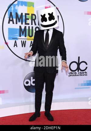 Marshmello nimmt an den American Music Awards 2017 im Microsoft Theater am 19. November 2017 in Los Angeles, Kalifornien, Teil. Foto von Lionel Hahn/AbacaPress.com Stockfoto