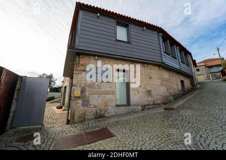 Museu do Linho de Várzea de Calde Museum in Varzea de Calde, Portugal Stockfoto