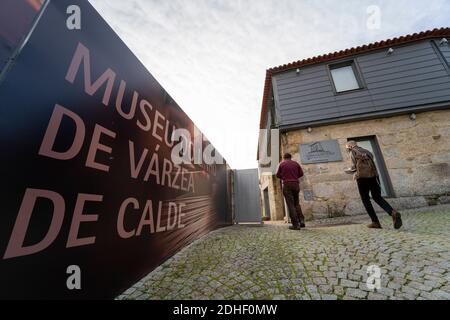 Museu do Linho de Várzea de Calde Museum in Varzea de Calde, Portugal Stockfoto