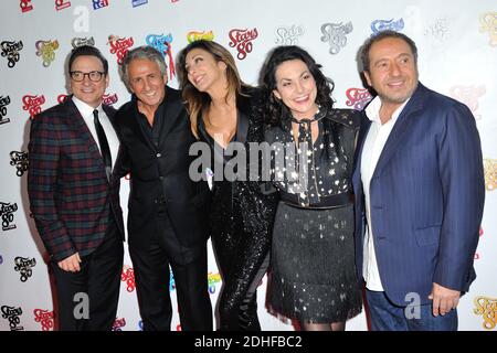 Jean-Marc Genereux, Richard Anconina, Sabrina Salerno, Lio und Patrick Timsit bei der Paris-Premiere von 'STARS 80, La Suite' am 5. Dezember 2017 in L'Olympia in Paris, Frankreich. Foto von Alban Wyters/ABACAPRESS.COM Stockfoto