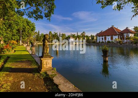 Wasser Palace Taman Ujung in Insel Bali Indonesien Stockfoto