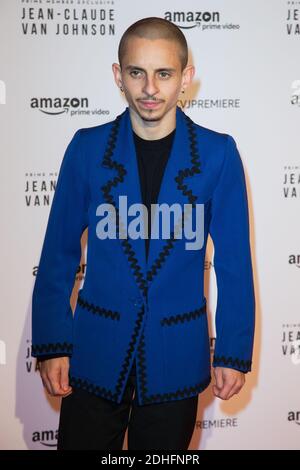 Moises Arias besucht die Amazon TV-Serie 'Jean Claude Van Johnson' Premiere im Le Grand Rex am 13. Dezember 2017. Foto von Nasser Berzane/ABACAPRESS.COM Stockfoto