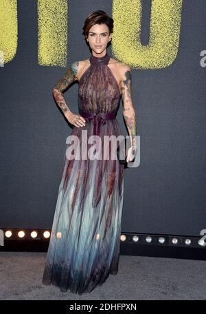 Ruby Rose nimmt an der Premiere von Universal Pictures' 'Pitch Perfect 3' im Dolby Theater am 12. Dezember 2017 in Los Angeles, CA, USA Teil. Foto von Lionel Hahn/ABACAPRESS.COM Stockfoto