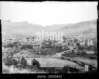 La Pobla de Segur (AFCEC VIDAL 18X24 199). Stockfoto