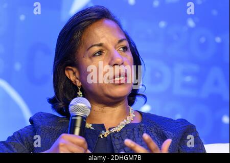 Washington, District of Columbia, USA. Dezember 2020. Botschafterin SUSAN RICE, ehemalige US-Sicherheitsberaterin und US-Botschafterin bei den Vereinten Nationen, spricht auf der "Center for American Progress CAP 2019 Ideas Conference". Quelle: Michael Brochstein/ZUMA Wire/Alamy Live News Stockfoto