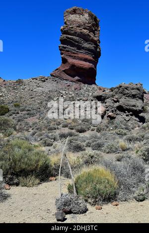 Spanien, Kanarische Inseln, Teneriffa, Los Roques im Teide Nationalpark Stockfoto