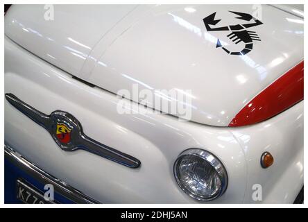 Turin, Piemont, Italien -7/02/2014 - AutoMotoRetro ist die jährliche periodische Messe für Liebhaber und Sammler von Oldtimern und Motorrädern und retro Stockfoto