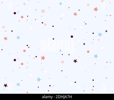 Star Doodle Hintergrund, Sternenhimmel Nacht Kindergarten nahtlose Muster. Baby junge Mädchen vectorAstronomie Kinder Kunst Wiederholung Illustration. Festliche Feiertage wr Stock Vektor
