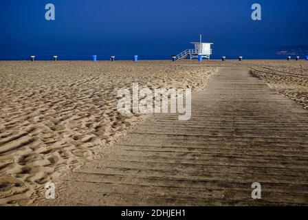 Weg am Strand. Stockfoto