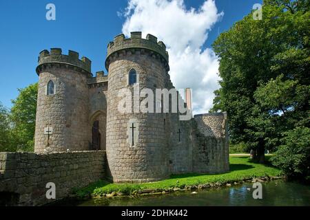 Whittington Castle in der Nähe von Oswestry Shropshire West Midlands England UK Stockfoto