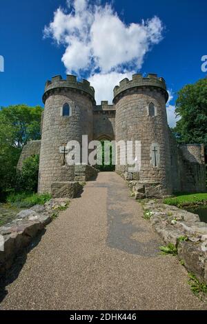 Whittington Castle in der Nähe von Oswestry Shropshire West Midlands England UK Stockfoto