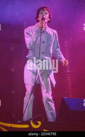 Pulp beim Glastonbury Festival 1998, Worthy Farm Somerset, England. Stockfoto