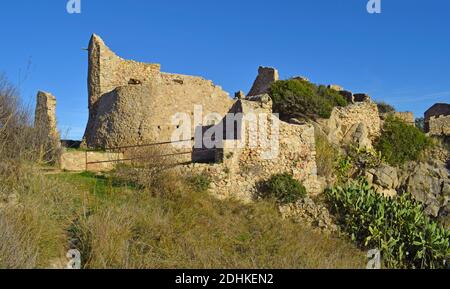 Castillo de San Esteban, Palamos Katalonien Spanien Stockfoto