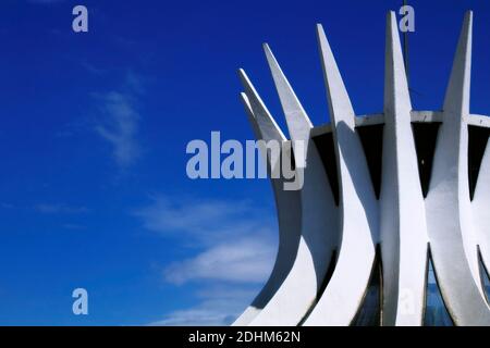 Brasilia, DF, Brasilien - 22. August 2020: Die Kathedrale von Brasília (Stadtkathedrale von Brasília) ist die römisch-katholische Kathedrale, die Brasí dient Stockfoto