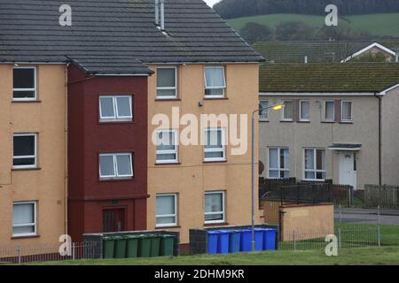 Ayr, Ayrshire, Schottland, Großbritannien. Lokale Behörde Gehäuse Dalmaling Bereich Stockfoto