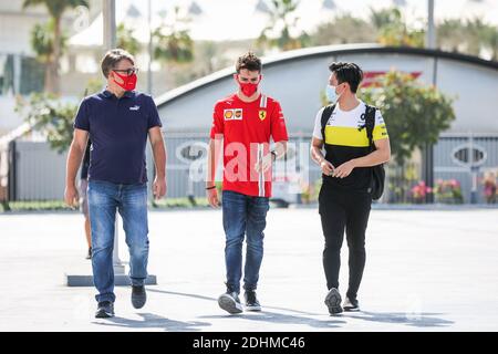 LECLERC Charles (mco), Scuderia Ferrari SF1000, ZHOU Guanyu (chn), Renault Sport Academy, Portrait während des Formel 1 Etihad Airways Abu Dhabi Grand Prix 2020, vom 11. Bis 13. Dezember 2020 auf dem Yas Marina Circuit, in Abu Dhabi - Foto Antonin Vincent / DPPI / LM Stockfoto