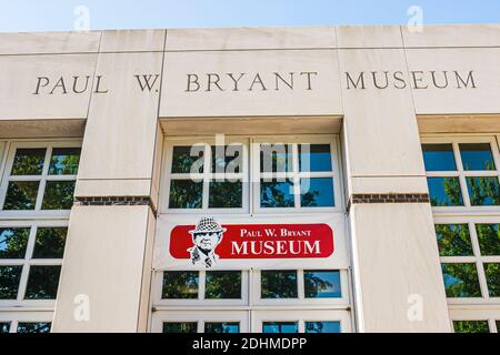Tuscaloosa Alabama, Paul W. Bear Bryant Museum, Trainer University of Alabama College Football, Vordereingang außen,