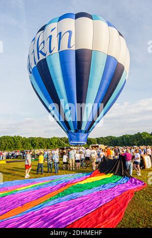 Alabama Decatur Alabama Jubilee Heißluftballon Classic, Point Mallard Park Ballons jährlich Stockfoto