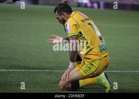 Paris, Frankreich. Dezember 2020. Trevise Fullback JAYDEN HAYWARD in Aktion während des European Challenge Rugby Cup Tag 1 zwischen Stade Francais und Benetton Rugby Trevise im Jean Bouin Stadion in Paris - Frankreich Trevise gewann 44-20 Credit: Pierre Stevenin/ZUMA Wire/Alamy Live News Stockfoto