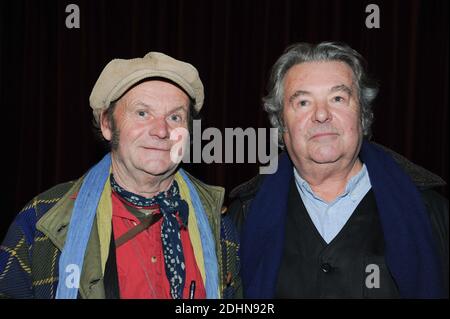 Martin Lartigue und sein Bruder Francois Lartigue ('La guerre des boutons') nehmen am 22. Januar 2016 an der Eröffnungsfeier des 1. Festival au dela de l'ecran in Vincennes, Frankreich, Teil. Foto par Mireille Ampilhac/ABACAPRESS.COM Stockfoto