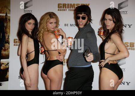 Sacha Baron Cohen nimmt am 16. Februar 2016 an der Photocall von 'Grimsby : Agent trop special' (The Brothers Grimsby) im Bristol Hotel in Paris Teil. Foto von Jerome Domine/ABACAPRESS.COM Stockfoto