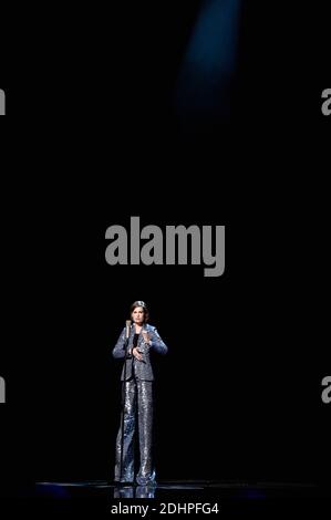 Christine und die Queens alias Heloise Letissier, gekleidet von AMI, während der 41. Jährlichen Cesar Film Awards Zeremonie im Theater du Chatelet in Paris, Frankreich am 26. Februar 2016. Foto von Gouhier-Guibbaud-Wyters/ABACAPRESS.COM Stockfoto