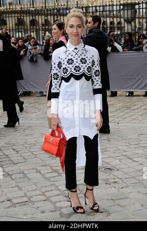 Sabine Getty bei der Christian Dior Show im Rahmen der Paris Fashion Week Herbst/Winter 2016/17 am 04. märz 2016 in Paris, Frankreich. Foto von Aurore Marechal/ABACAPRESS.COM Stockfoto