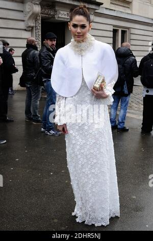 Araya Alberta Hargate nimmt an der Valli Show im Rahmen der Paris Fashion Week Herbst/Winter 2016/17 am 07. märz 2016 in Paris, Frankreich, Teil. Foto von Aurore Marechal/ABACAPRESS.COM Stockfoto