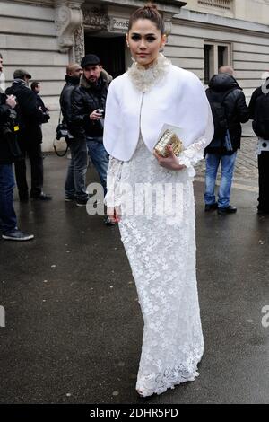 Araya Alberta Hargate nimmt an der Valli Show im Rahmen der Paris Fashion Week Herbst/Winter 2016/17 am 07. märz 2016 in Paris, Frankreich, Teil. Foto von Aurore Marechal/ABACAPRESS.COM Stockfoto