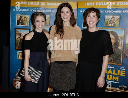 Alice Isaaz, Camille Rutherford und Sara Giraudeau bei der Premiere von Rosalie Blum am 22. März 2016 im UGC Cine Cite Les Halles in Paris, Frankreich. Foto von Jerome Domine/ABACAPRESS.COM Stockfoto