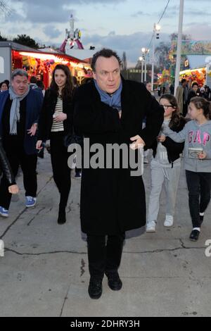 Julien Lepers bei der Eröffnung der jährlichen Foire du Trone Fun Messe 2016, in Paris, Frankreich am 25. März 2016. Foto von Alban Wyters/ABACAPRESS.COM Stockfoto