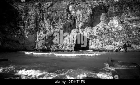 Schönes Binnenmeer auf der Insel Gozo - MALTA, MALTA - 5. MÄRZ 2020 Stockfoto