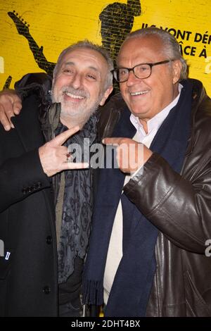 GERARD PULLICINO, GERARD LOUVIN - PREMIERE DU SPECTACLE 'FOREVER YOUNG' AU THEATER BOBINO FOTO VON NASSER BERZANE/ABACAPRESS.COM Stockfoto