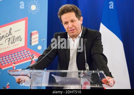 ATON SOUMACHE - LE QUAI D'ORSAY ET UNIFRANCE DEVOILENT LES CHIFFRES DU CINEMA FRANCAIS A L'INTERNATIONAL Foto von Nasser Berzane/ABACAPRESS.COM Stockfoto