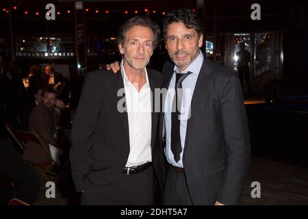 EXCLUSIF - Stéphane Freiss Pascal Elbe Gala des 70 ans De L'OPEJ la fondation Edmond de Rothschild au Cabaret Sauvage à Paris le 18 janvier 2016 Foto von Nasser Berzane/ABACAPRESS.COM Stockfoto