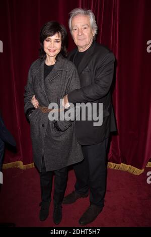 EVELYNE BOUIX, PIERRE ARDITI - CONFERENCE DE RENTREE DES THEATERS 2EME PARTIE DE LA SAISON 2015-2016 AU THEATER DE PARIS FOTO VON NASSER BERZANE/ABACAPRESS.COM Stockfoto