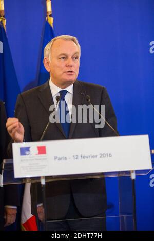 JEAN MARC AYRAULT, NOUVEAU MINISTRE DES AFFAIRES ETRANGERES - PASSATION DE POUVOIR AU QUAI D'ORSAY, MINISTERE DES AFFAIRES ETRANGERES FOTO VON NASSER BERZANE/ABACAPRESS.COM Stockfoto